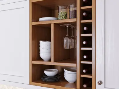 Kitchen Milton 3D model