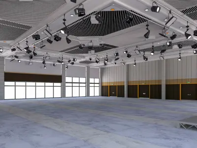 Fair Exhibition Hall 3D model