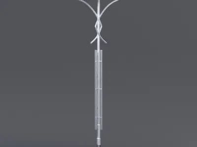 Street lamp 3D model 3
