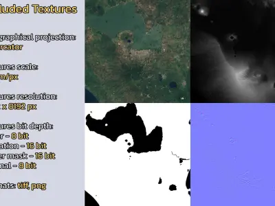 Managua Nicaragua City Landscape 3D Model 3D model