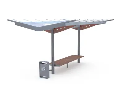 Bus Stop 01 3D model