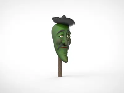 Jose Jalapeno 3D print model