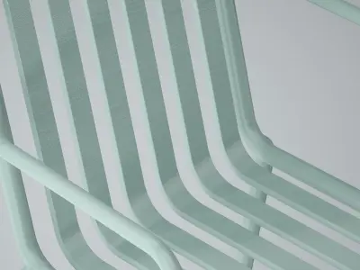 HAY Palissade Arm Chair 3D model