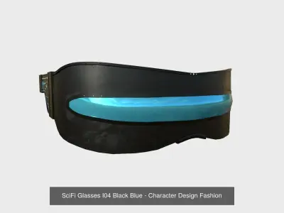 10 SciFi Glasses I Collection - Character Design Fashion 3D Model Pack