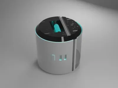Modern Sci-Fi Laboratory Machine 3D model