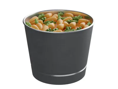 Carrot Basket 3D model