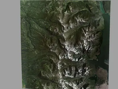 Teton National Park 3D model