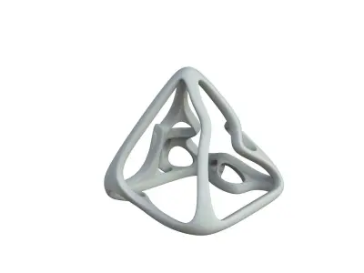 SciFi Cube Object No 62813 Low Poly Shape Low-poly 3D model