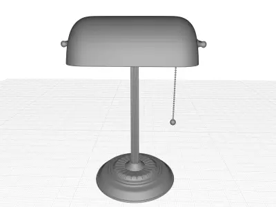 Amann Silver Lamp 3D model