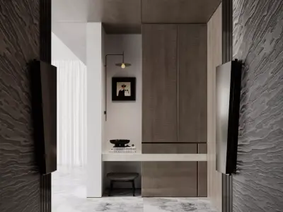 Entryway cabinet 3D model