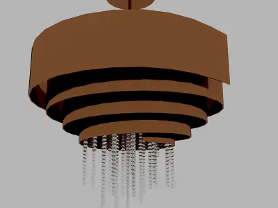 Modern Chandelier 2 3D model