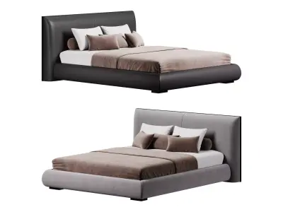 Bed Mid-Century Modern 3D model