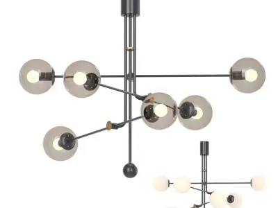 chandelier Base Roof 6 3D model