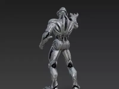Avengers Ultron Inspired - High-Quality Sci-Fi Robot Character  3D model