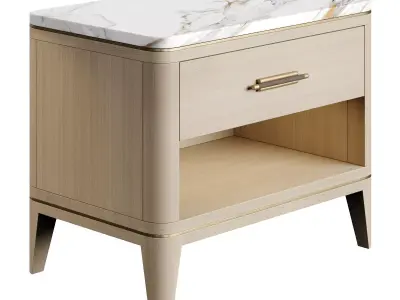 Frato CLICQUOT Bedside Table Low-poly 3D model