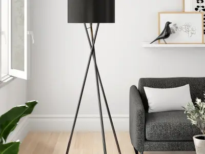 Sammy Tripod Floor Light Lamp - 3 Colour 3D model purchase