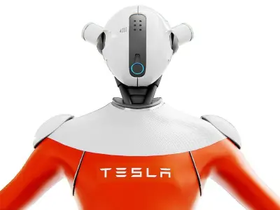 TESLA ROBOT V-3  RIGGED 3D model