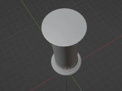 Capsule  Low-poly 3D model