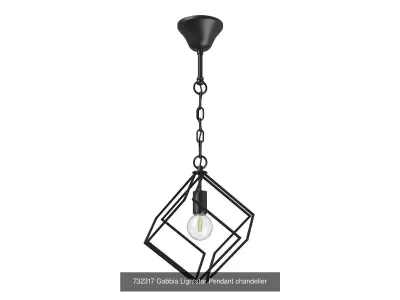 732 Gabbia Lightstar Collection of Loft Lamps 3D Model Pack