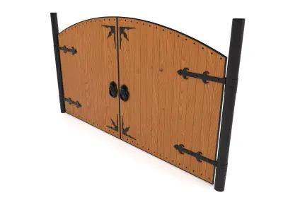 VILLA GATE MODERN 3D model