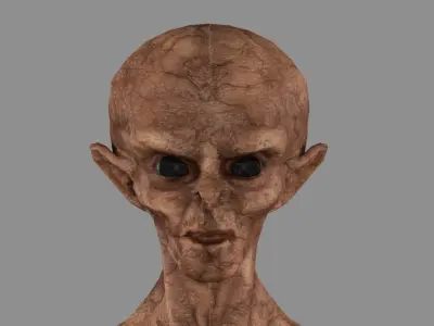 3D Alien humanoid 3D model