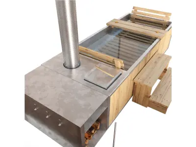 Goodland Wood Burning Tube 3D model