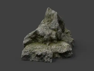 Rock 3-5 Low-poly 3D model