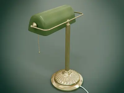 Banker Lamp - Emeralite 3D model