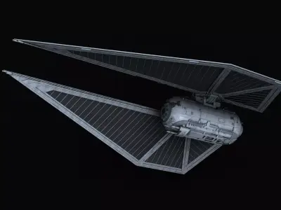 TIE sk x1 Striker  - Star Wars 3D model