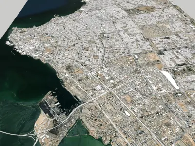 Cityscape Kuwait  3D model