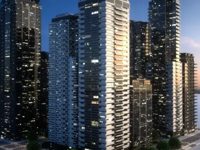 City Block Type B33 3D model