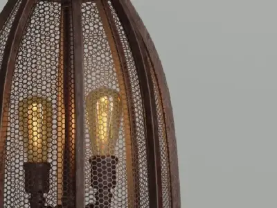 Hanging lamp LOFT HOUSE P-117 3D model