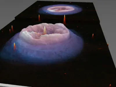 THE INKY ABYSS DEEP SKY OBJECT 3D SOFTWARE ANALYSIS 3D print model