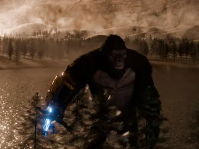 Hollow Cave Free 3D model