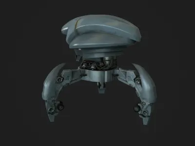 Droid low-poly star wars robot Low-poly 3D model