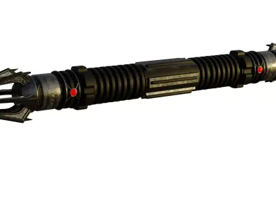 Exar Kun Lightsaber pack Low-poly 3D model