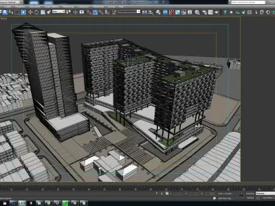 Complex Buildings 3D model