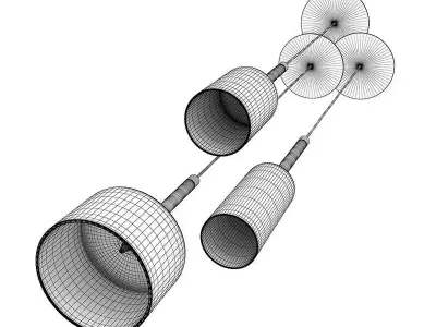 Ceiling Lamp 3D model 48