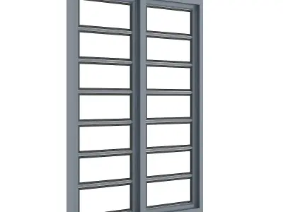 Metal Window 11 3D model