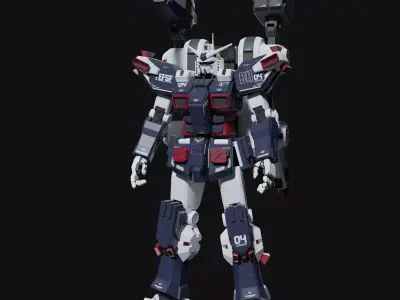 FA-78 Full Armor Gundam --- Thunderbolt Version 3D model