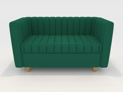 Sofa 2 Seater 3 3D model
