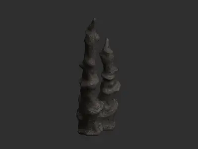 Cave Rock 03 - Base Low-poly 3D model