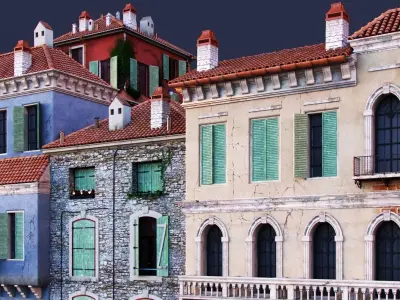 Venice Building Group V1 3D model