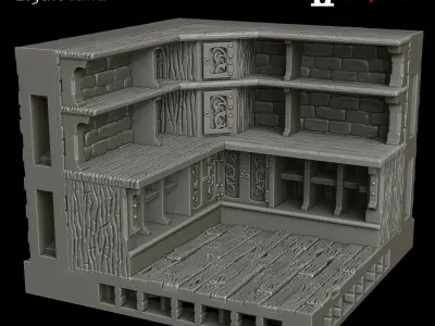 LegendGames OpenLOCK Tavern Set 3D print model