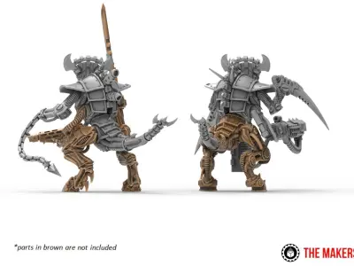 Iron Hive  - Warriors set2 and alpha version 3D print model