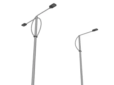 Lamp Post - Light Pole - Light Post - Street Light - Group 11 3D model