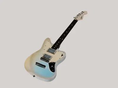 Fender Jaguar Electric Guitar 3D model