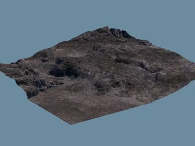 TERRAFORM Coastal 09 Low-poly 3D model