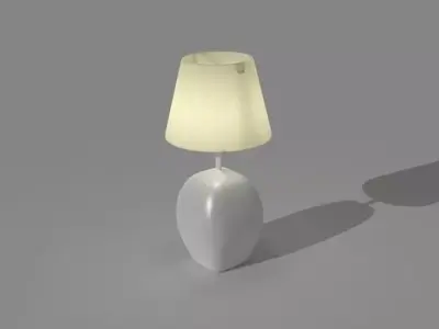 Table-top Lamp Free low-poly 3D model