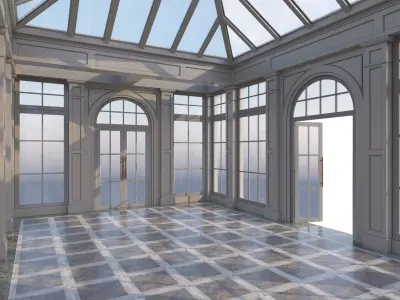 Winter Garden 3D model